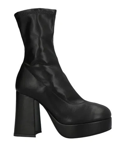 Ovye' By Cristina Lucchi Ovyé Woman Ankle Boots Black Size 8 Textile Fibers