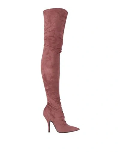 Ovye' By Cristina Lucchi Ovyé Woman Boot Antique Rose Size 7 Textile Fibers In Pink