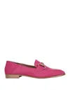 Ovye' By Cristina Lucchi Ovyé Woman Loafers Fuchsia Size 6 Textile Fibers In Pink