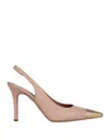 Ovye' By Cristina Lucchi Ovyé Woman Pumps Blush Size 8 Calfskin In Pink