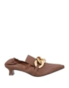 Ovye' By Cristina Lucchi Ovyé Woman Pumps Brown Size 8 Leather