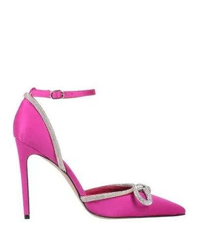 Ovye' By Cristina Lucchi Ovyé Woman Pumps Fuchsia Size 6 Textile Fibers In Pink