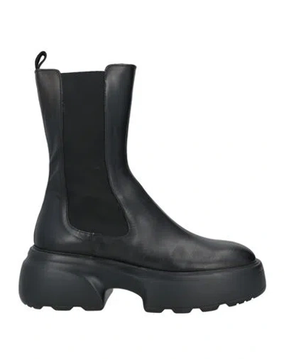 Ovye' By Cristina Lucchi Ovyé Woman Ankle Boots Black Size 9 Leather