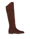 Ovye' By Cristina Lucchi Ovyé Woman Boot Chocolate Brown Size 8 Leather In Brown
