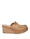 OVYE' BY CRISTINA LUCCHI OVYE' BY CRISTINA LUCCHI WOMAN MULES & CLOGS SAND SIZE 8 LEATHER