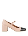 Ovye' By Cristina Lucchi Woman Pumps Blush Size 8 Leather In Pink