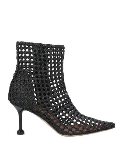 Ovyè Ovyé Playlist Woman Ankle Boots Black Size 10 Leather