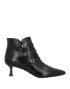 Ovyè Ovyé Playlist Woman Ankle Boots Black Size 8 Leather