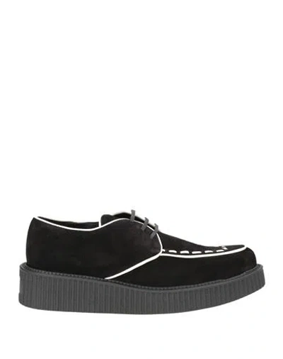 Ovyè Ovyé Playlist Woman Lace-up Shoes Black Size 8 Leather In Multi