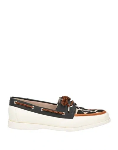 Ovyè Ovyé Playlist Woman Loafers Ivory Size 8 Synthetisches Material In Multi