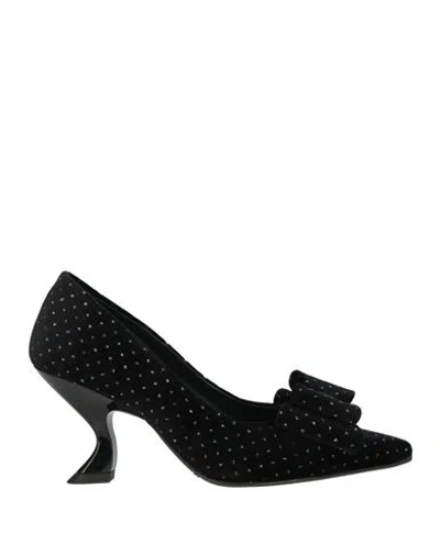 Ovyè Ovyé Playlist Woman Pumps Black Size 7 Textile Fibers In Multi