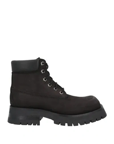 Ovyè Ovyé Woman Ankle Boots Black Size 7 Leather