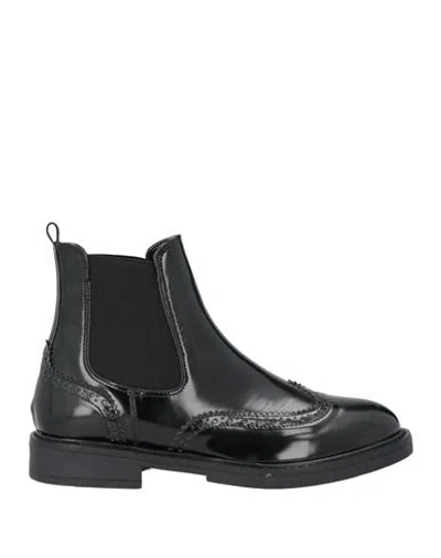 Ovyè Ovyé Woman Ankle Boots Black Size 7 Textile Fibers