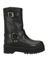 Ovyè Ovyé Woman Ankle Boots Black Size 8 Calfskin