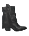 Ovyè Ovyé Woman Ankle Boots Black Size 8 Calfskin