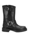 Ovyè Ovyé Woman Ankle Boots Black Size 8 Calfskin In Black