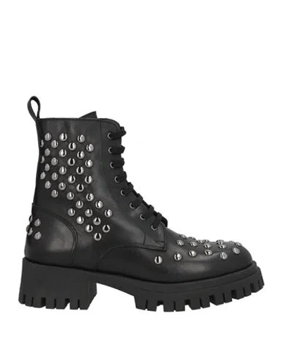 Ovyè Ovyé Woman Ankle Boots Black Size 8 Calfskin