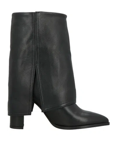 Ovyè Ovyé Woman Ankle Boots Black Size 8 Leather