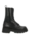 Ovyè Ovyé Woman Ankle Boots Black Size 8 Leather