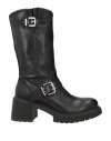 Ovyè Ovyé Woman Ankle Boots Black Size 8 Leather