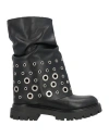 Ovyè Ovyé Woman Ankle Boots Black Size 8 Leather In Black