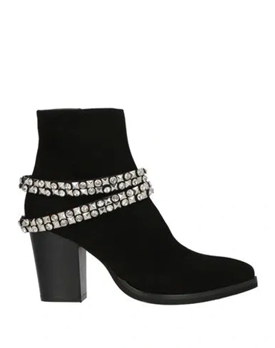 Ovyè Ovyé Woman Ankle Boots Black Size 8 Leather