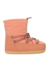 Ovyè Ovyé Woman Ankle Boots Salmon Pink Size 7 Textile Fibers