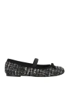 Ovyè Ovyé Woman Ballet Flats Black Size 7 Textile Fibers