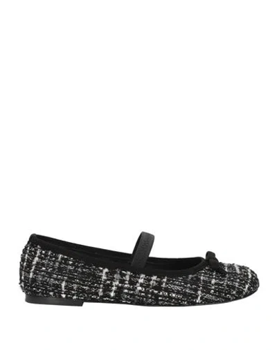 Ovyè Ovyé Woman Ballet Flats Black Size 7 Textile Fibers
