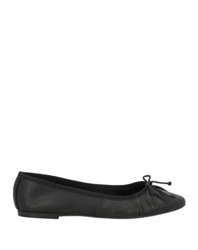 Ovyè Ovyé Woman Ballet Flats Black Size 8 Leather