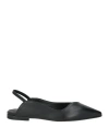 Ovyè Ovyé Woman Ballet Flats Black Size 8 Leather In Black