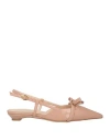 Ovyè Ovyé Woman Ballet Flats Blush Size 7 Leather In Pink