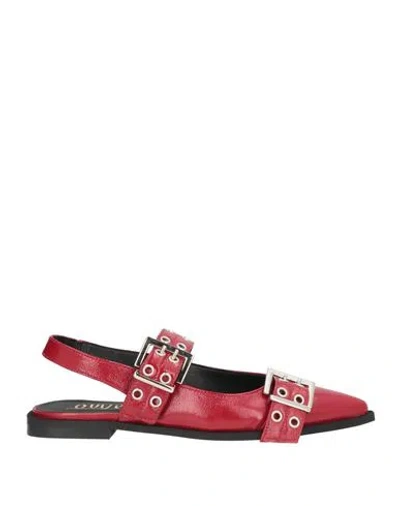 Ovyè Ovyé Woman Ballet Flats Brick Size 8 Leather In Multi