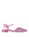 Ovyè Ovyé Woman Ballet Flats Mauve Size 8 Textile Fibers In Purple