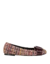 Ovyè Ovyé Woman Ballet Flats Pink Size 7 Textile Fibers