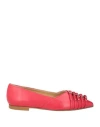 Ovyè Ovyé Woman Ballet Flats Red Size 8 Leather In Red