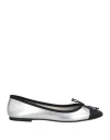 Ovyè Ovyé Woman Ballet Flats Silver Size 6 Leather