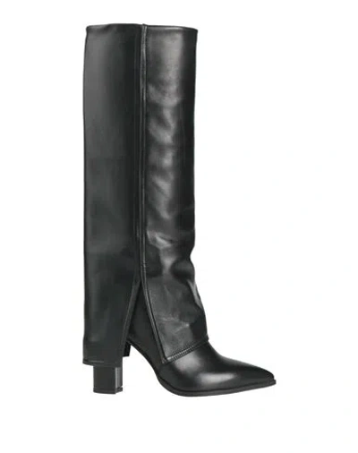 Ovyè Ovyé Woman Boot Black Size 6 Calfskin