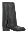 Ovyè Ovyé Woman Boot Black Size 7 Calfskin
