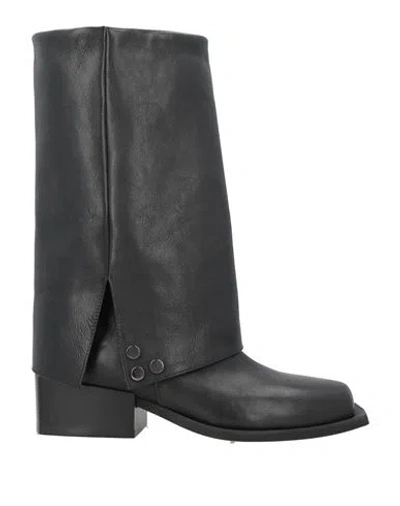 Ovyè Ovyé Woman Boot Black Size 7 Calfskin