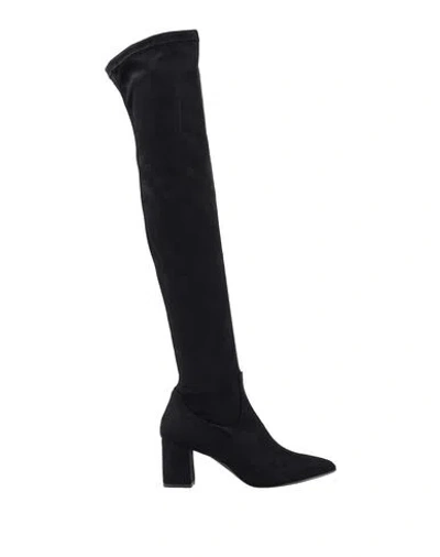 Ovyè Ovyé Woman Boot Black Size 7 Textile Fibers