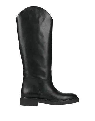 Ovyè Ovyé Woman Boot Black Size 8 Calfskin