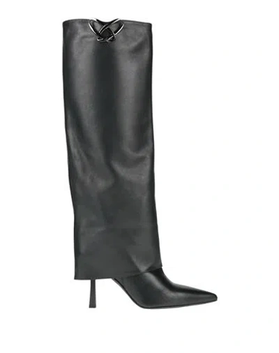 Ovyè Ovyé Woman Boot Black Size 8 Calfskin