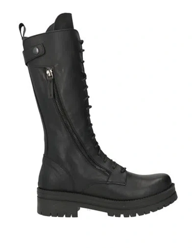 Ovyè Ovyé Woman Boot Black Size 8 Calfskin