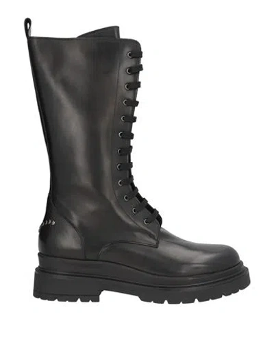 Ovyè Ovyé Woman Boot Black Size 8 Calfskin