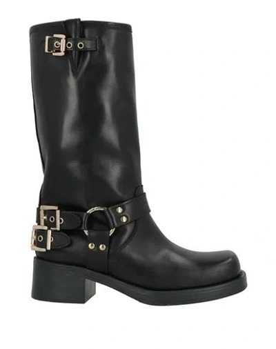 Ovyè Ovyé Woman Boot Black Size 8 Leather