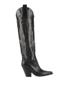Ovyè Ovyé Woman Boot Black Size 8 Leather In Black
