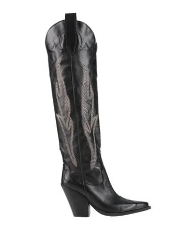 Ovyè Ovyé Woman Boot Black Size 8 Leather