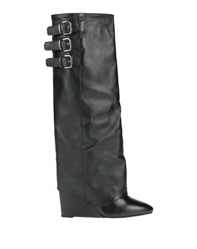 Ovyè Ovyé Woman Boot Black Size 8 Leather