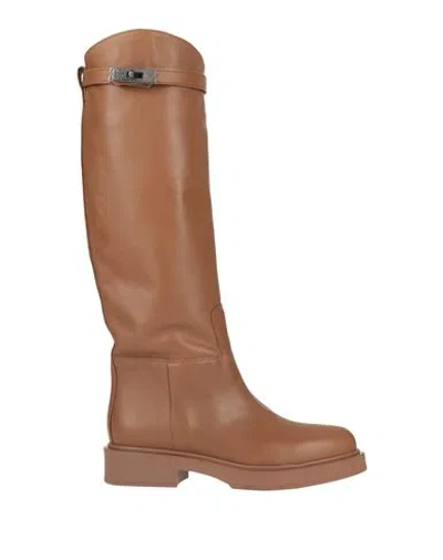 Ovyè Ovyé Woman Boot Brown Size 7 Calfskin